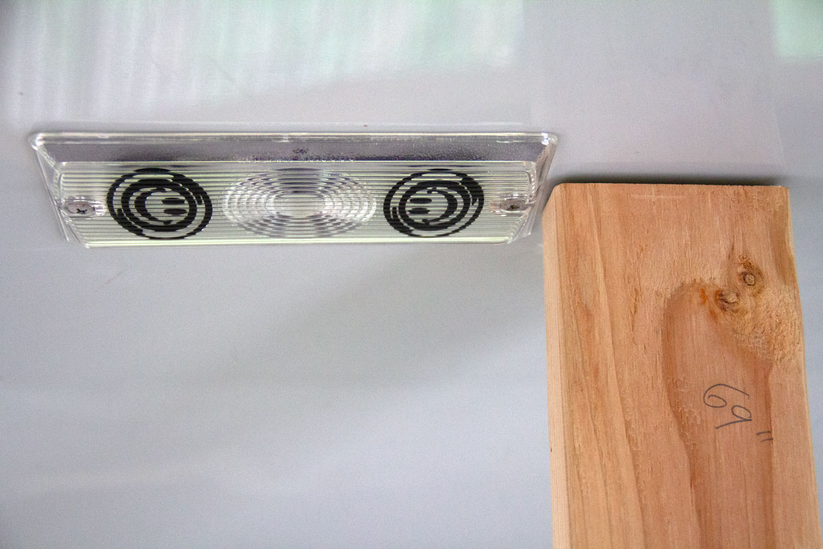 Pesky factory light in the way.