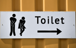 Funny toilet sign.