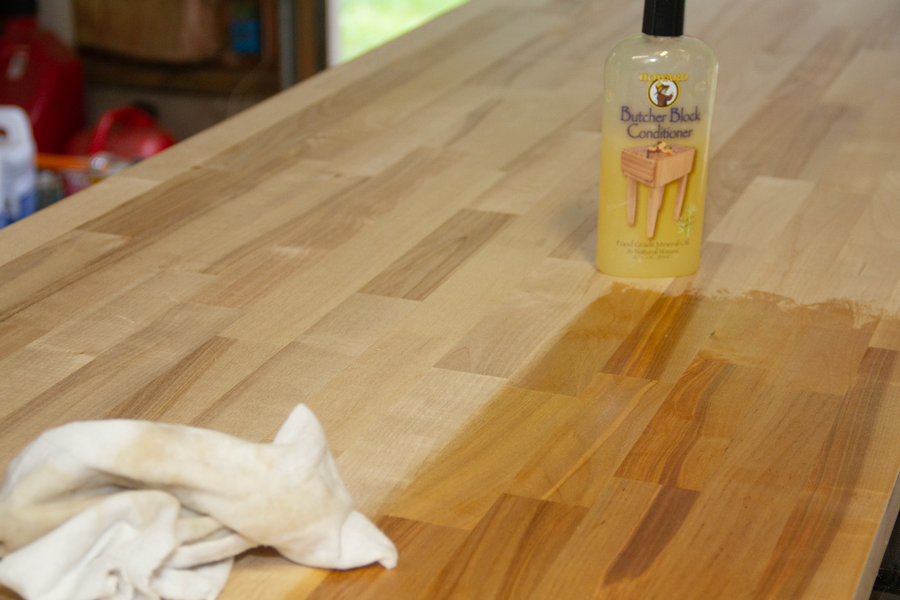 Finishing the block.