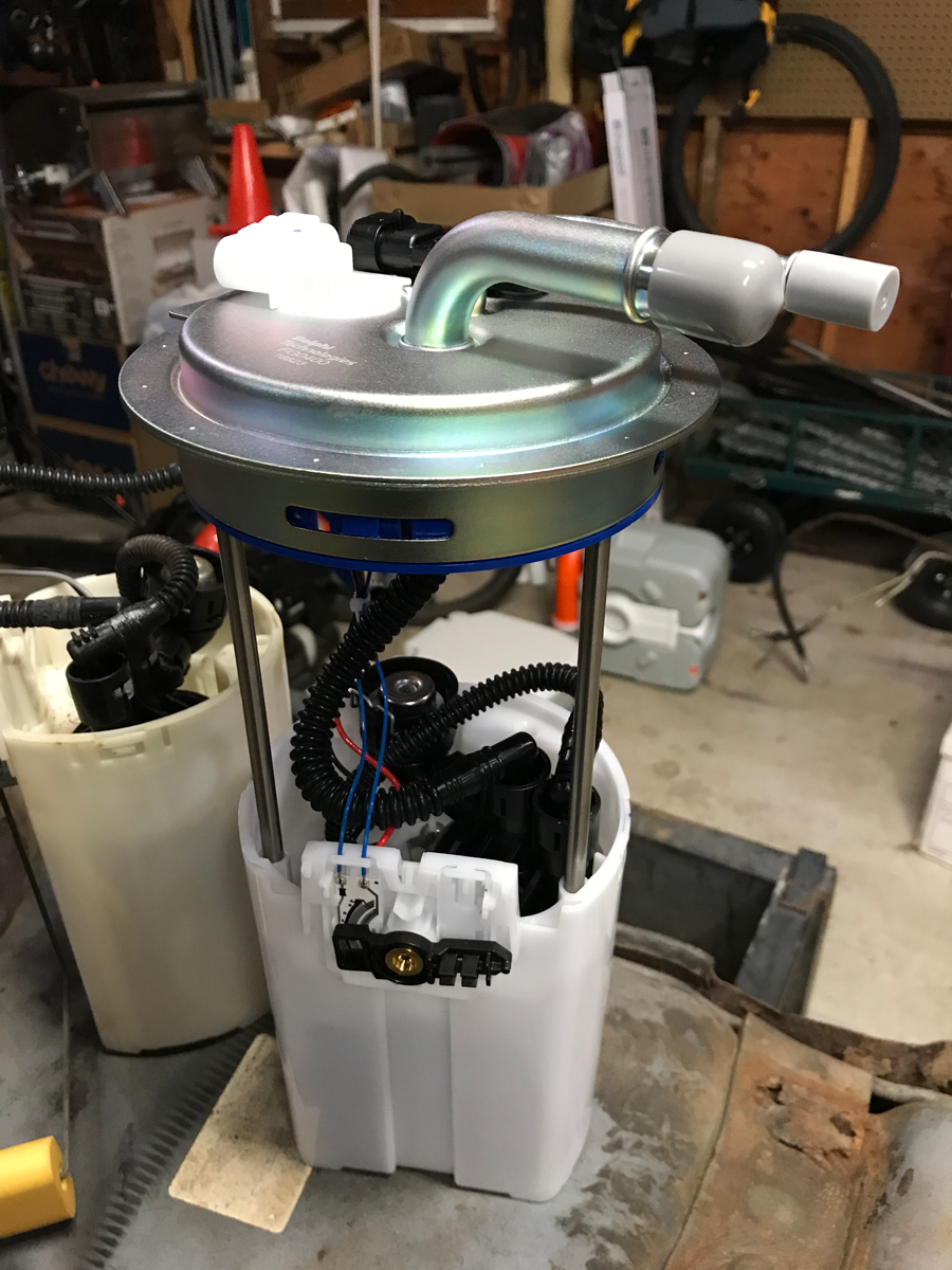 Fresh fuel pump.