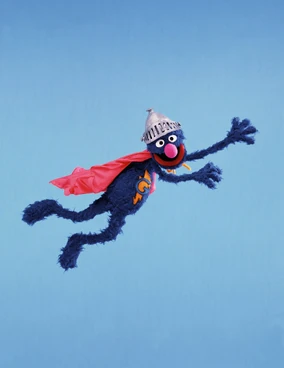 Super Grover in flight.