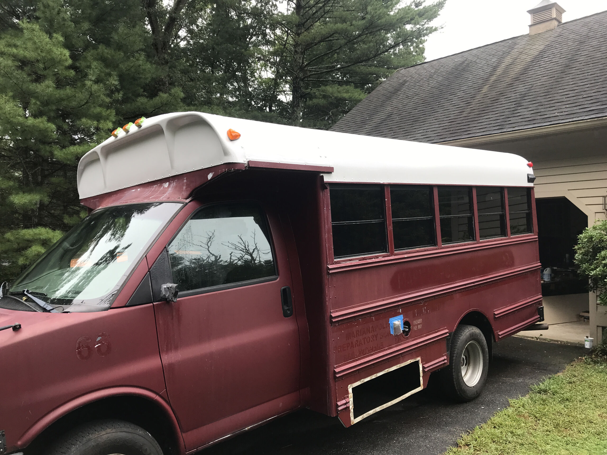 Finished roof, other side.