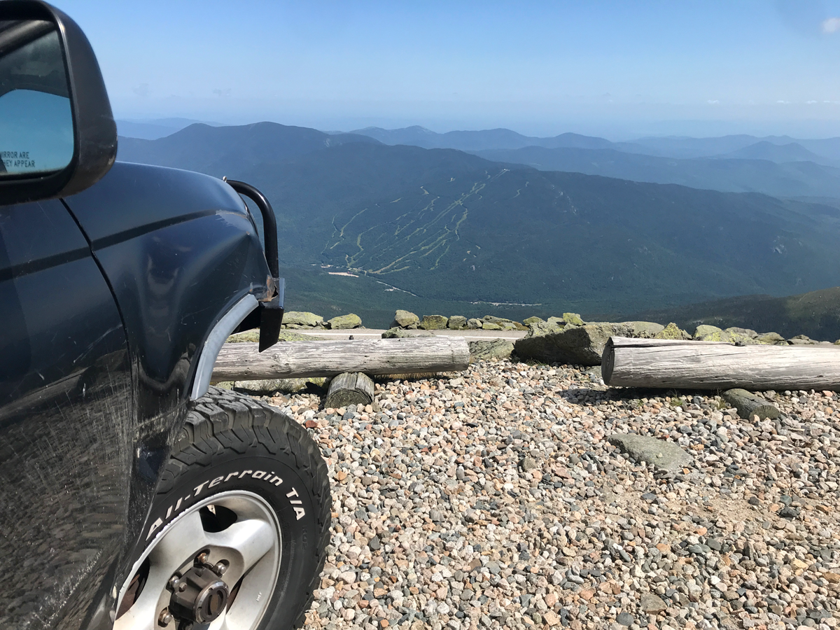 Xterra eyed view of the landscape.