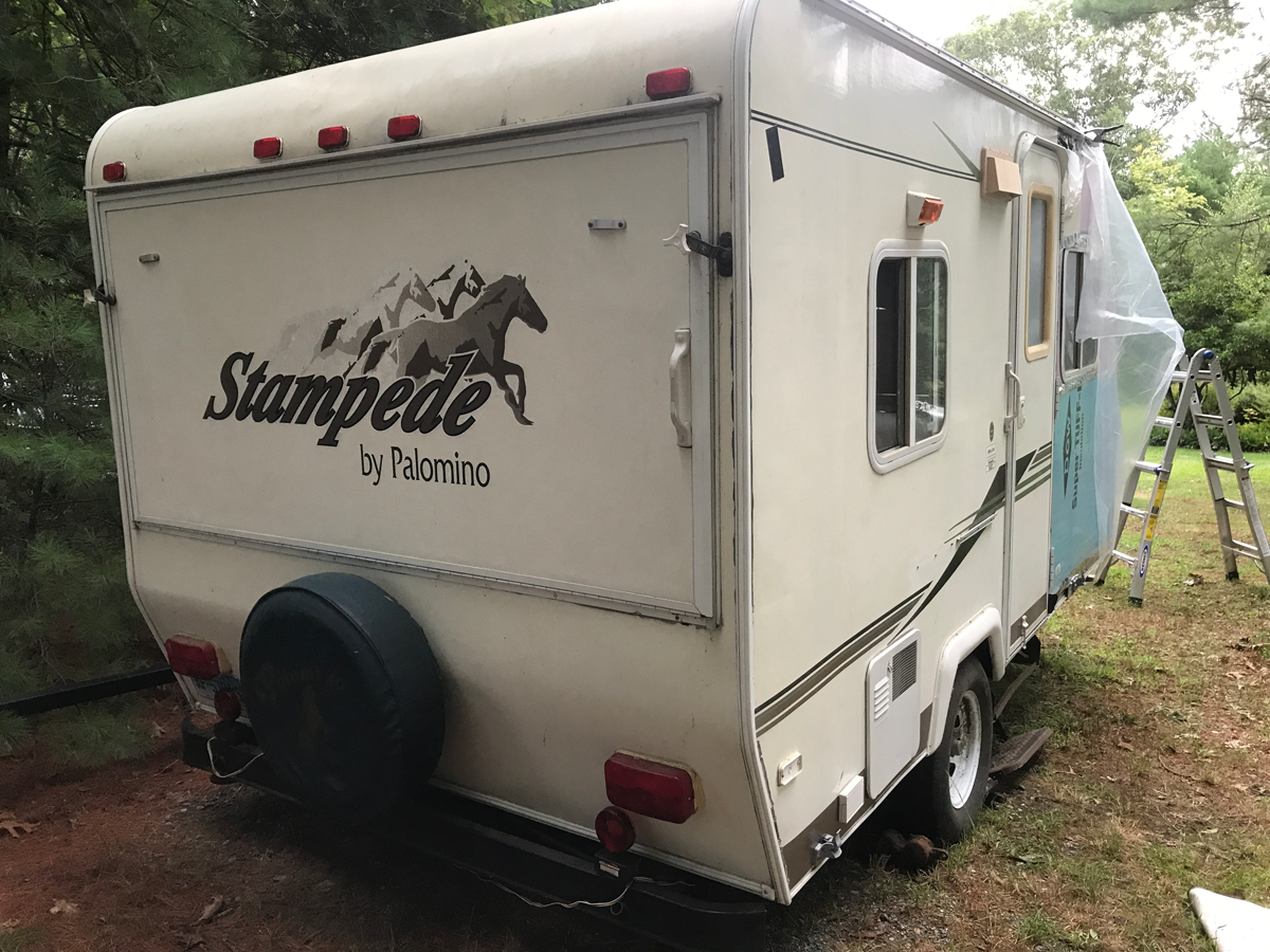 The rear view of Stampy D.